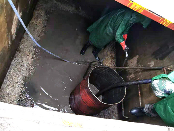 吉林天然气油池清理
